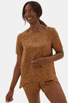 Marks & Spencer Lounge Top - Brown Caramel — thumbnail 1
