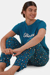 Marks & Spencer Lounge Top - Blue Mix — thumbnail 2