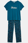 Marks & Spencer Lounge Top - Blue Mix — thumbnail 4