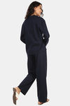 Marks & Spencer Viscose Lounge Top - Blue Navy — thumbnail 2