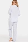 Marks & Spencer Viscose Lounge Top - Blue Blue — thumbnail 3