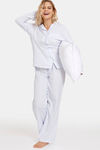 Marks & Spencer Viscose Lounge Top - Blue Blue — thumbnail 4