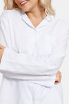 Marks & Spencer Viscose Lounge Top - Blue Blue — thumbnail 5