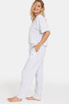 Marks & Spencer Cotton Pyjama Set - Blue Mix — thumbnail 3