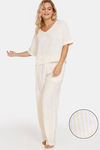 Marks & Spencer Cotton Lounge Top - Yellow Mix — thumbnail 1
