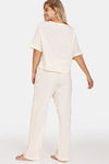 Marks & Spencer Cotton Lounge Top - Yellow Mix — thumbnail 3