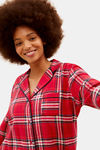 Marks & Spencer Cotton Sleep Nightdress - Red Mix — thumbnail 3