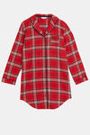 Marks & Spencer Cotton Sleep Nightdress - Red Mix — thumbnail 4