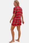 Marks & Spencer Lounge Top - Red Mix — thumbnail 4