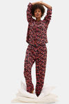 Marks & Spencer Viscose Pyjama Set - Black Mix — thumbnail 2