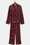 Marks & Spencer Viscose Pyjama Set - Black Mix — thumbnail 5