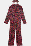 Marks & Spencer Viscose Pyjama Set - Black Mix — thumbnail 6