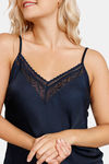 Marks & Spencer Polyester Chemise - Navy — thumbnail 5