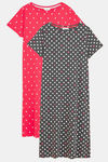 Marks & Spencer Sleep Nightdress - Black Mix — thumbnail 1