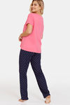 Marks & Spencer Cotton Pyjama Set - Pink Mix — thumbnail 3