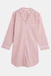 Marks & Spencer Cotton Nightdress - Pink Mix — thumbnail 4