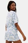 Marks & Spencer Cotton Pyjama Set - Faded Blue — thumbnail 2