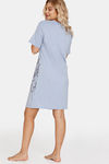 Marks & Spencer Cotton Sleep Nightdress - Blue Blue — thumbnail 3
