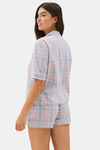 Marks & Spencer Cotton Lounge Pants - Pink Mix — thumbnail 3