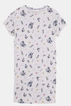 Marks & Spencer Cotton Mid Length Nightdress - Grey Oatmeal — thumbnail 4
