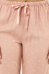 Marks & Spencer Viscose Lounge Pants - Pink Mix — thumbnail 4