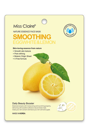 Buy Miss Claire Nature Essence Face Mask - Eggwhite Lemon (25 ml)