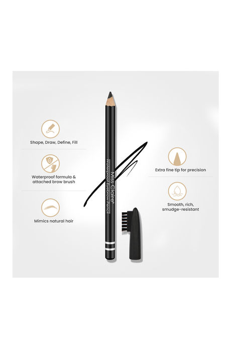 Miss Claire Waterproof Eyebrow Pencil 01 Black (1.4 g) — image 4