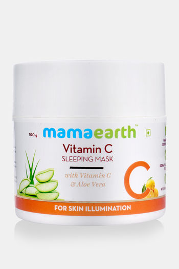 Mamaearth Vitamin c sleeping Mask Pack of 1 Clear Transparent Cream