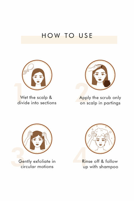 mCaffeine Naked & Raw Coffee Scalp Scrub for Dandruff Control & Scalp Exfoliation (250 g) — image 7