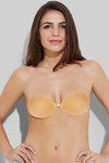 Zivame Super Smooth Silicone with Fabric Stick On Bra- Nude — thumbnail 1