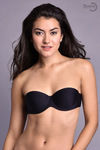 Zivame Push Up Wired Low Coverage Bra-Black — thumbnail 1