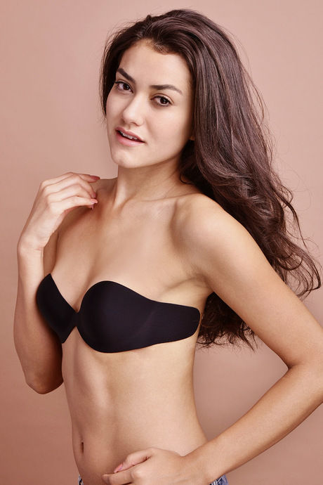 Zivame Push Up Wired Low Coverage Bra-Black — image 2