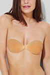 Zivame Tear Drop Shaped Silicone Stick On Bra- Nude — thumbnail 3