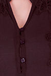 Honeydew Knit Cotton Loungewear Dress - Brown — thumbnail 5