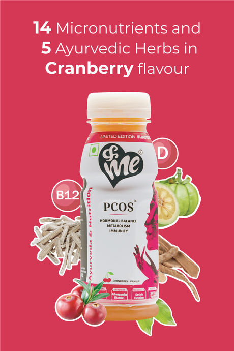 &Me PCOS Drink- Cranberry 200 ML (Pack of 8) — image 6