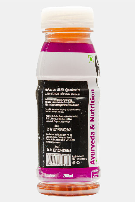 &Me UTI Drink-Mixed Berries 200 ML (Pack of 8)- Purple — image 3