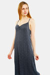 Miorre Mid Length Night Dress - Dark Grey — thumbnail 2