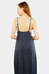 Miorre Mid Length Night Dress - Dark Grey — thumbnail 3