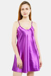 Miorre Satin Baby Doll - Purple — thumbnail 1