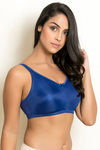 Zivame True Curv Double Layered Non Wired Full Coverage Minimiser Bra - Blue — thumbnail 2