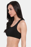 Lyra Double Layered Non-Wired Full Coverage Cami Bra (Pack of 2) - Multicolor — thumbnail 3