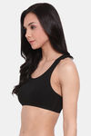 Lyra Double Layered Non-Wired Full Coverage Cami Bra (Pack of 2) - Multicolor — thumbnail 3