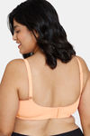 Zivame True Curv Cotton Laminated Non Wired Full Coverage Minimiser Bra - Canteloupe — thumbnail 2