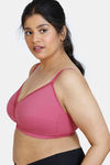 Zivame True Curv Cotton Laminated Non Wired Full Coverage Minimiser Bra - Malaga — thumbnail 3