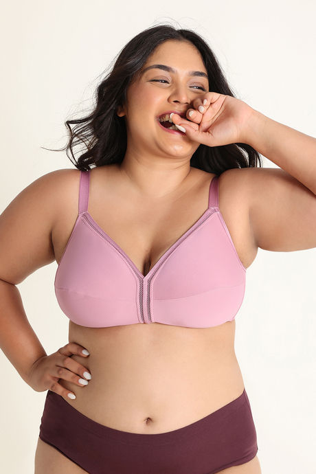 Zivame True Curv Cotton Laminated Non Wired Full Coverage Minimiser Bra - Polignac — image 2