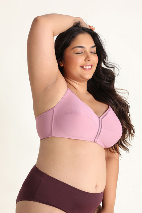 Zivame True Curv Cotton Laminated Non Wired Full Coverage Minimiser Bra - Polignac — image 3