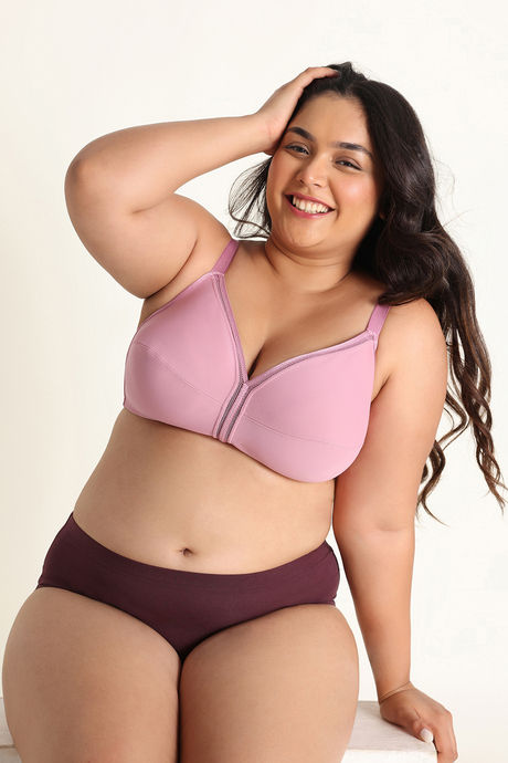 Zivame True Curv Cotton Laminated Non Wired Full Coverage Minimiser Bra - Polignac — image 5