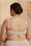 Zivame True Curv Cotton Laminated Non Wired Full Coverage Minimiser Bra - Roebuck — thumbnail 3