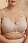 Zivame True Curv Cotton Laminated Non Wired Full Coverage Minimiser Bra - Roebuck — thumbnail 4