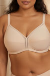Zivame True Curv Cotton Laminated Non Wired Full Coverage Minimiser Bra - Skin — thumbnail 4